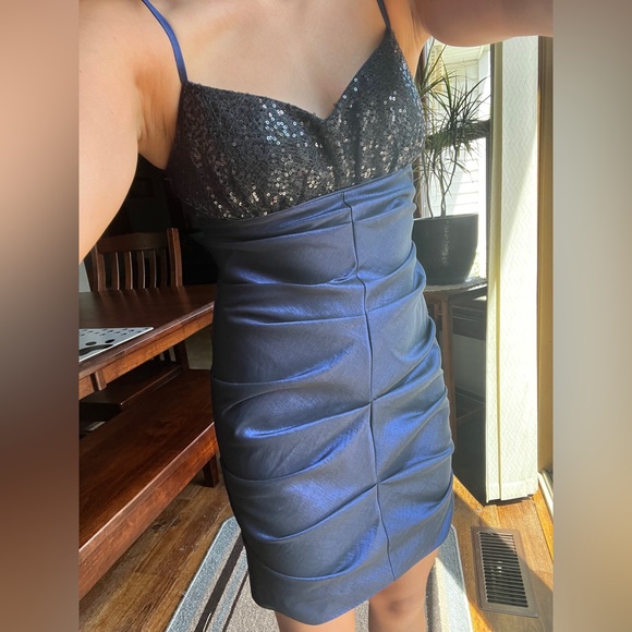 Jessica McClintock Special Occasion Party Cocktail Prom Homecoming Dress - Picture 4 of 4